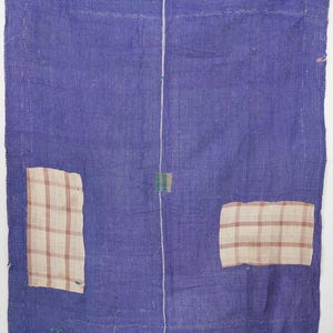 Edredón Kantha estilo boho vintage / Manta de patchwork colorida / Manta india hecha a mano