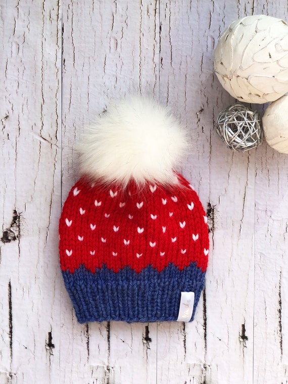 Fair Isle Beanie, Tiny Hearts Beanie, Winter Hat, Mommy and Me Hat, Mommy and Me, Baby Hat, Red Hat, Hearts Hat - Etsy Fair Isle Beanie, Tiny Hearts Beanie, Winter Hat, Mommy and Me Hat, Mommy and Me, Baby Hat, Red Hat, Hearts Hat - Etsy