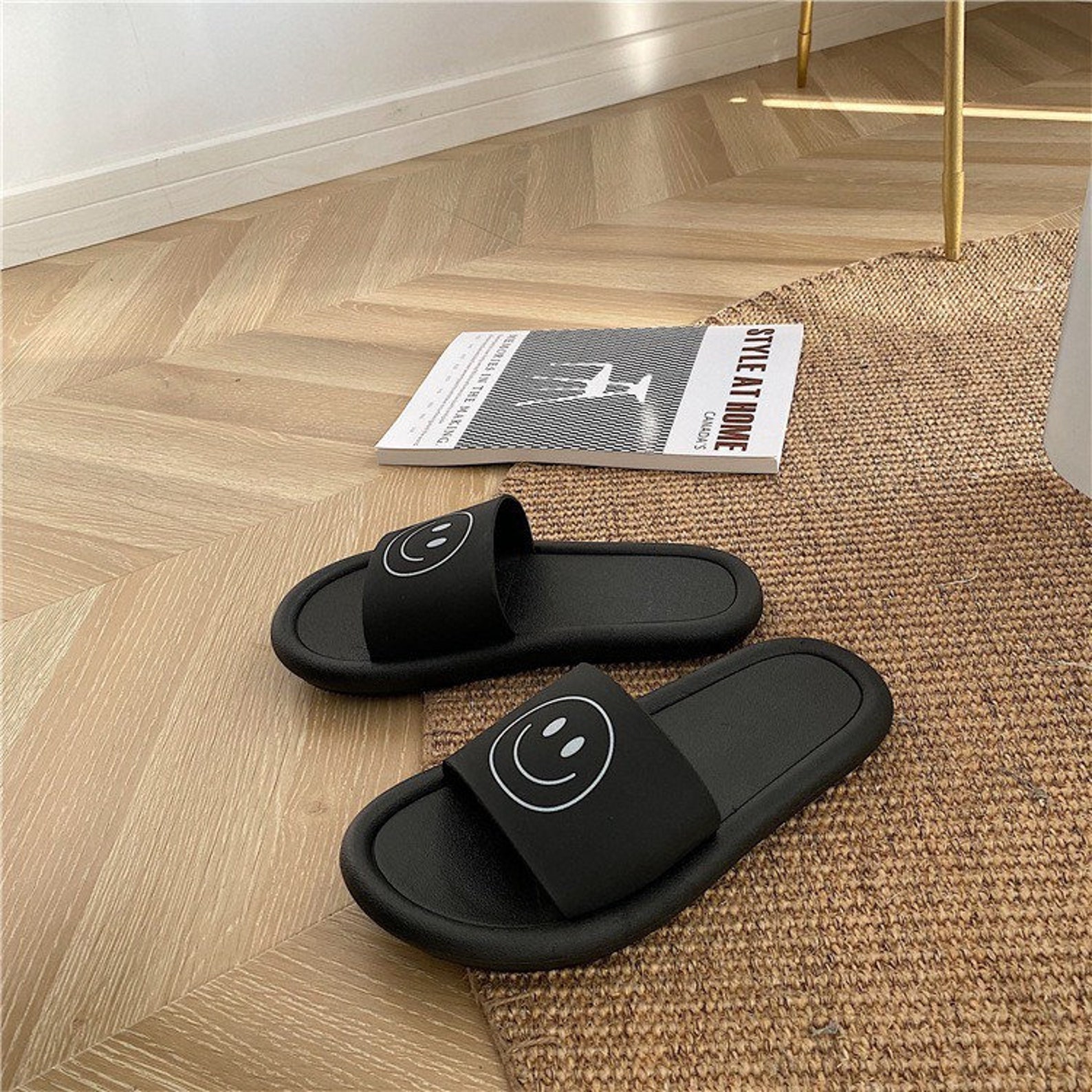 happy smile slippers