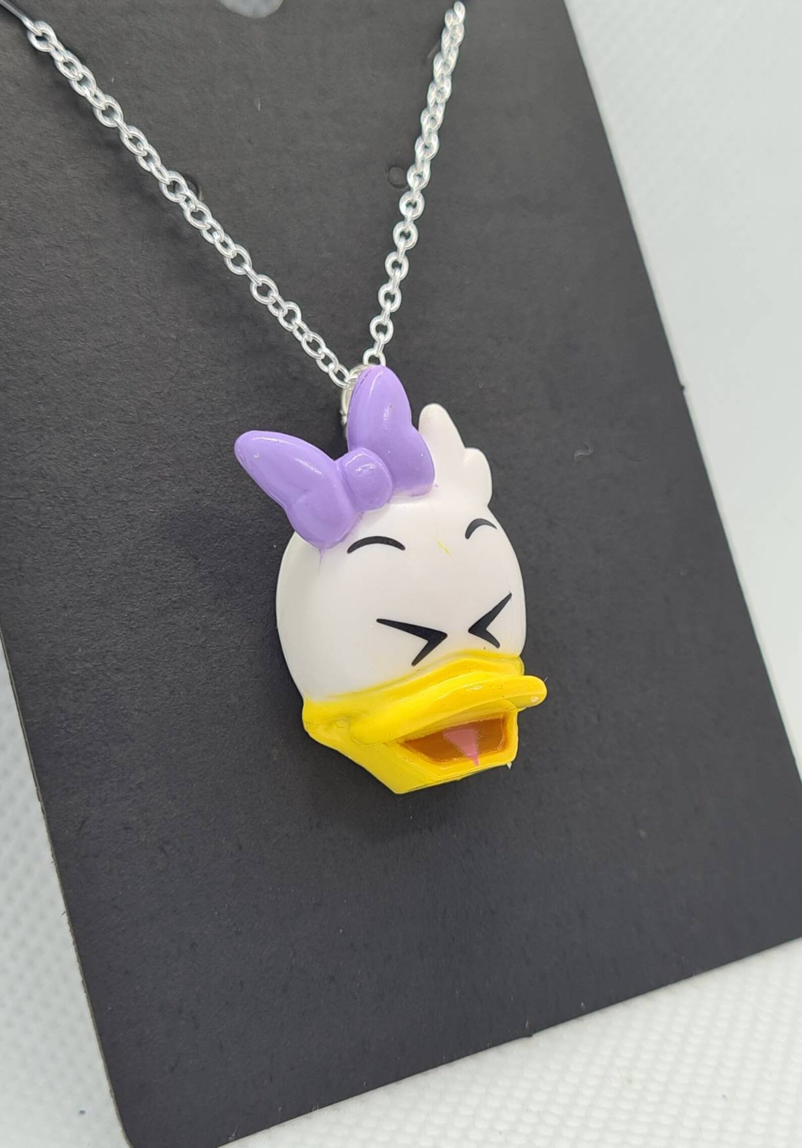 Disney necklace Daisy emoji daisy duck Etsy