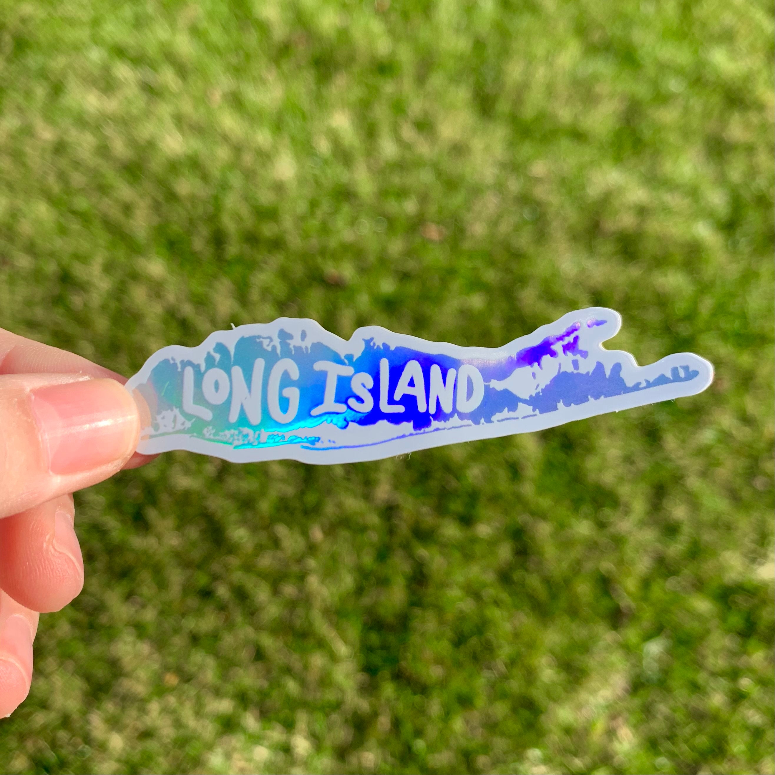 Longsilog Sticker Long Island Holographic Vinyl Sticker | Etsy