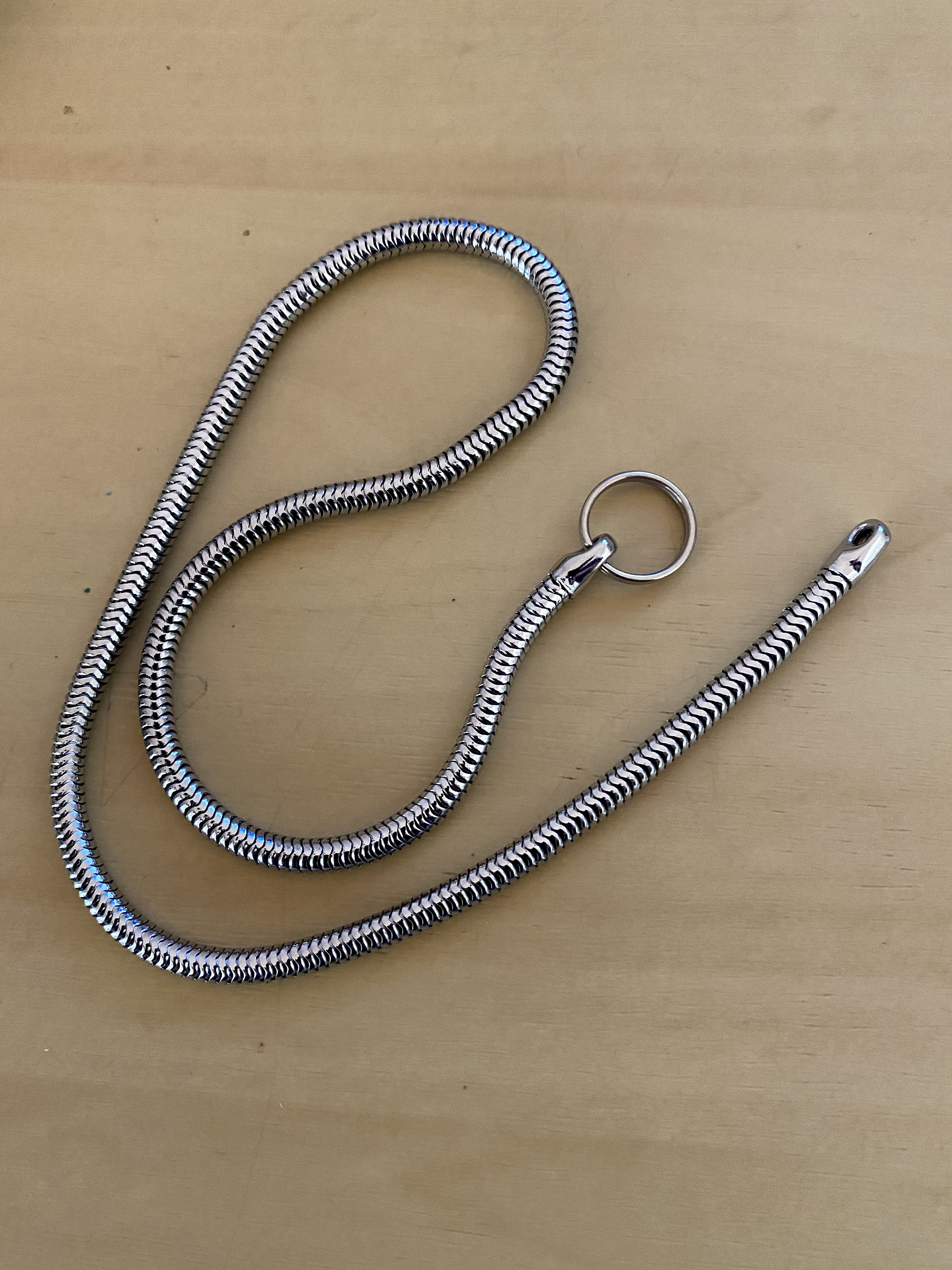 Vintage Metal Snake Chain Camera 