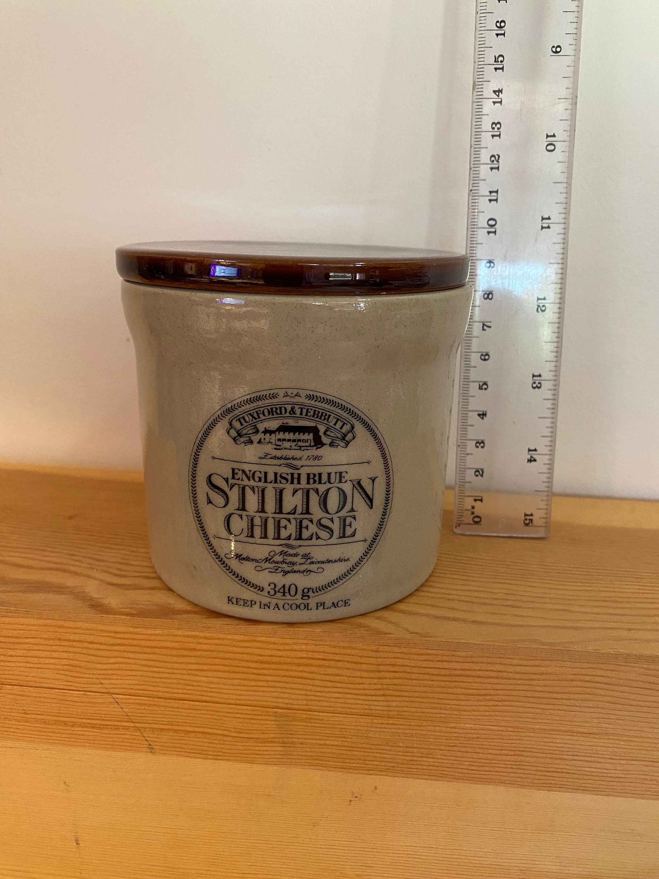 Denby Small Ceramic Jar With Lid, Tuxford & Tebbutt Stilton Pot
