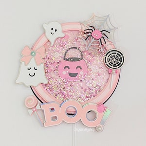 Pink Halloween Party, Pink Halloween Birthday, Pink Ghost Party, Pink little boo