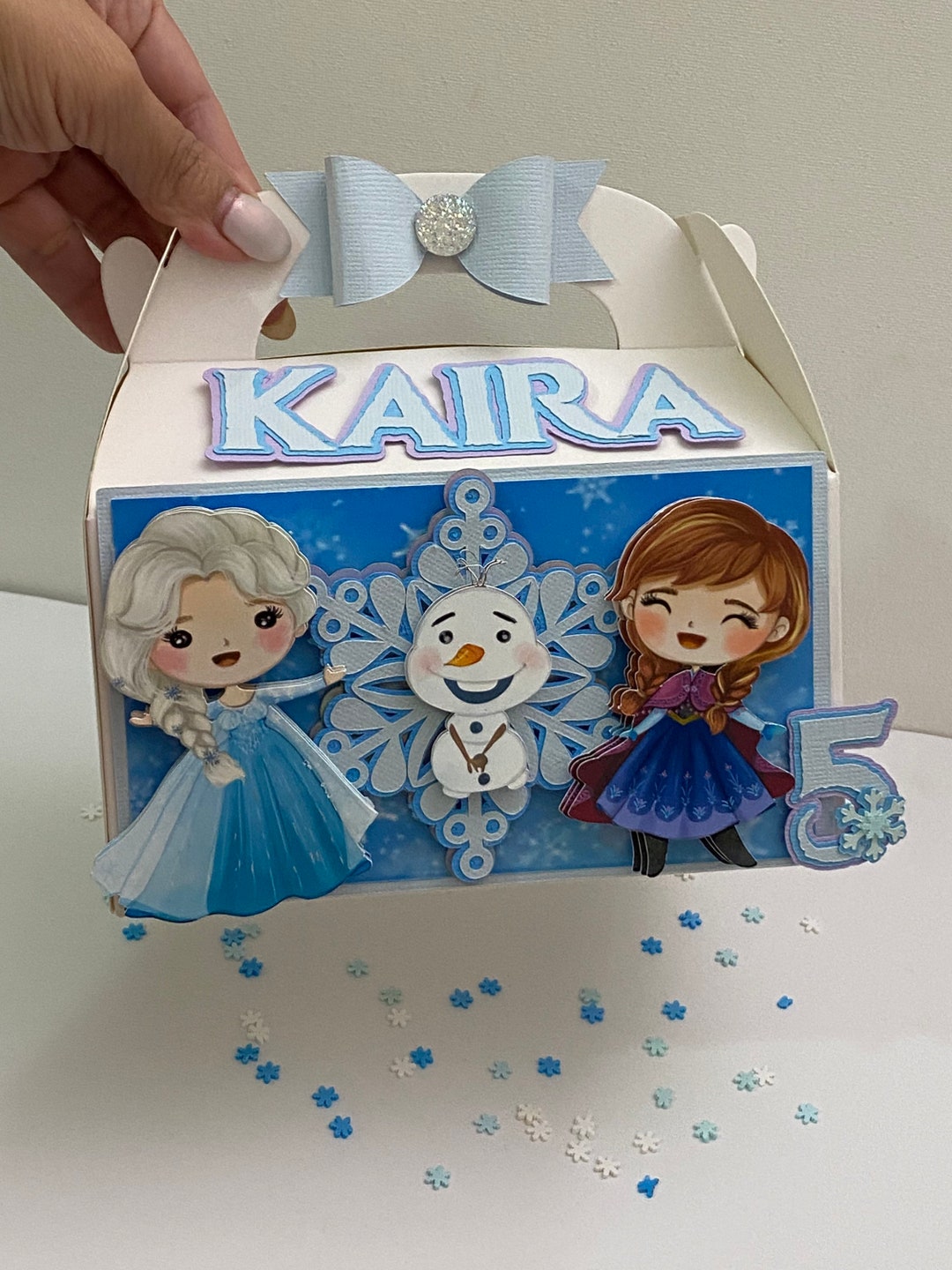 Frozen Party Box Frozen Birthday Party Frozen Favor Box Etsy