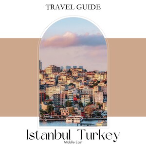 Istambul Turquia | Guia de viagem | Guia de viagem para impressão | Planejador | Itinerário