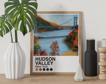 Hudson Valley Palette - Art Print Poster - 8x10 Unframed