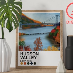 Hudson Valley Palette - 8x10 Art Print Poster - Digital Download