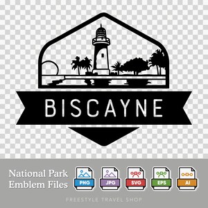 Biscayne National Park Emblem - Digital Download | SVG, PNG, AI, & More