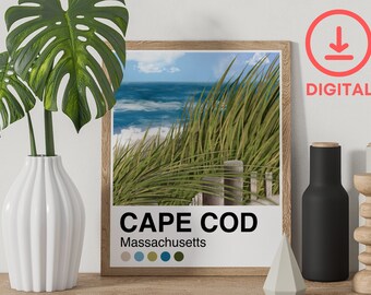 Cape Cod Palette - 8x10 Art Print Poster - Digital Download