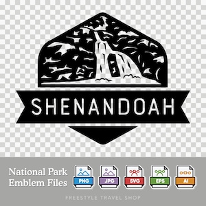 Shenandoah National Park Emblem - Digital Download | SVG, PNG, AI, & More