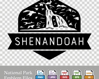 Shenandoah National Park Emblem - Digital Download | SVG, PNG, AI, & More