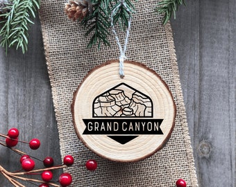 Grand Canyon National Park - Wood Ornament - Handmade