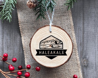 Haleakala National Park - Wood Ornament - Handmade