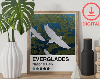 Everglades Palette  - 8x10 Art Print Poster - Digital Download