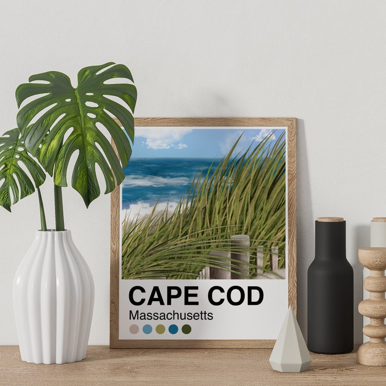 Cape Cod Palette Art Print Poster 8x10 Unframed image 1