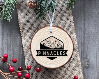 Pinnacles National Park - Wood Ornament - Handmade