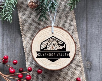 Cuyahoga Valley National Park - Wood Ornament - Handmade