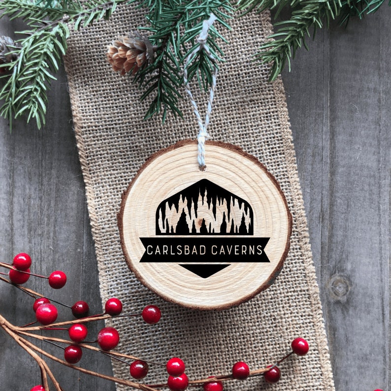 Carlsbad Caverns National Park Wood Ornament Handmade image 1