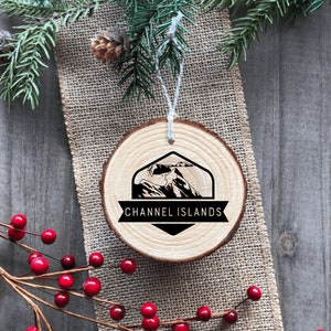 Channel Islands National Park Wood Ornament Handmade image 1