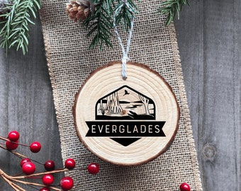 Everglades National Park - Wood Ornament - Handmade