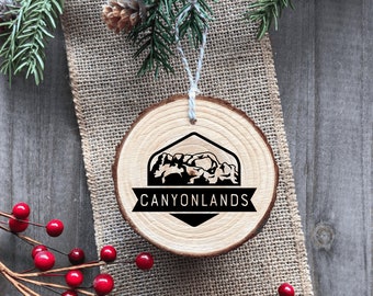 Canyonlands National Park - Wood Ornament - Handmade