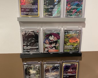 Wall Mount Card Display for Magnetic Slab Holders