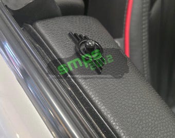 Custom glänzend schwarzes Türschild aus Metall für Mini R53 R55 R56 R57 R58 R59 Cooper S JCW