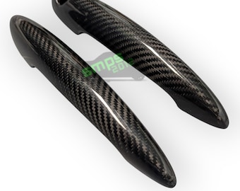 2 Pezzi Inserti Maniglia Porta In Fibra Di Carbonio Per Mini Cooper R55/R56/R60 – Adesivi Protettivi Interni - 5