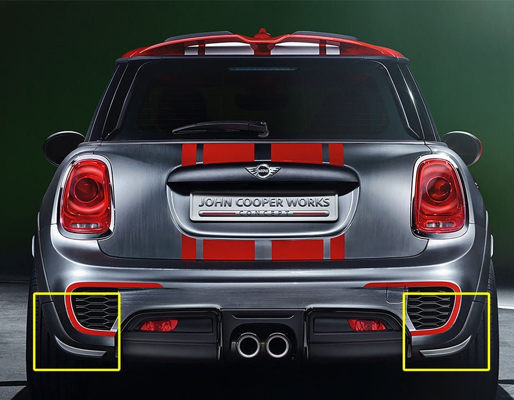 JCW Mini Rear PDC Corner Pro Splitters pair Of F56 F57 Etsy