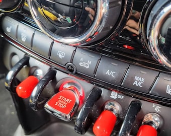 Kippschalter Abdeckkappen 10er Set Custom Interior Zubehör für Mini R50, R52, R53, R55, R56, R57, R58, R59, R60, R61, F54, F55, F57