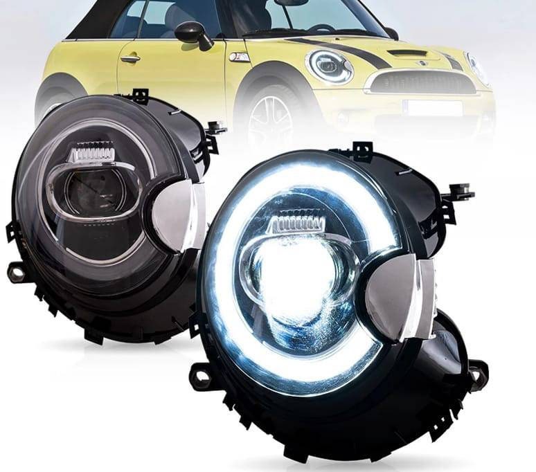 Halo Headlights for R55 R56 R57 R58 & R59 MINI | Etsy UK