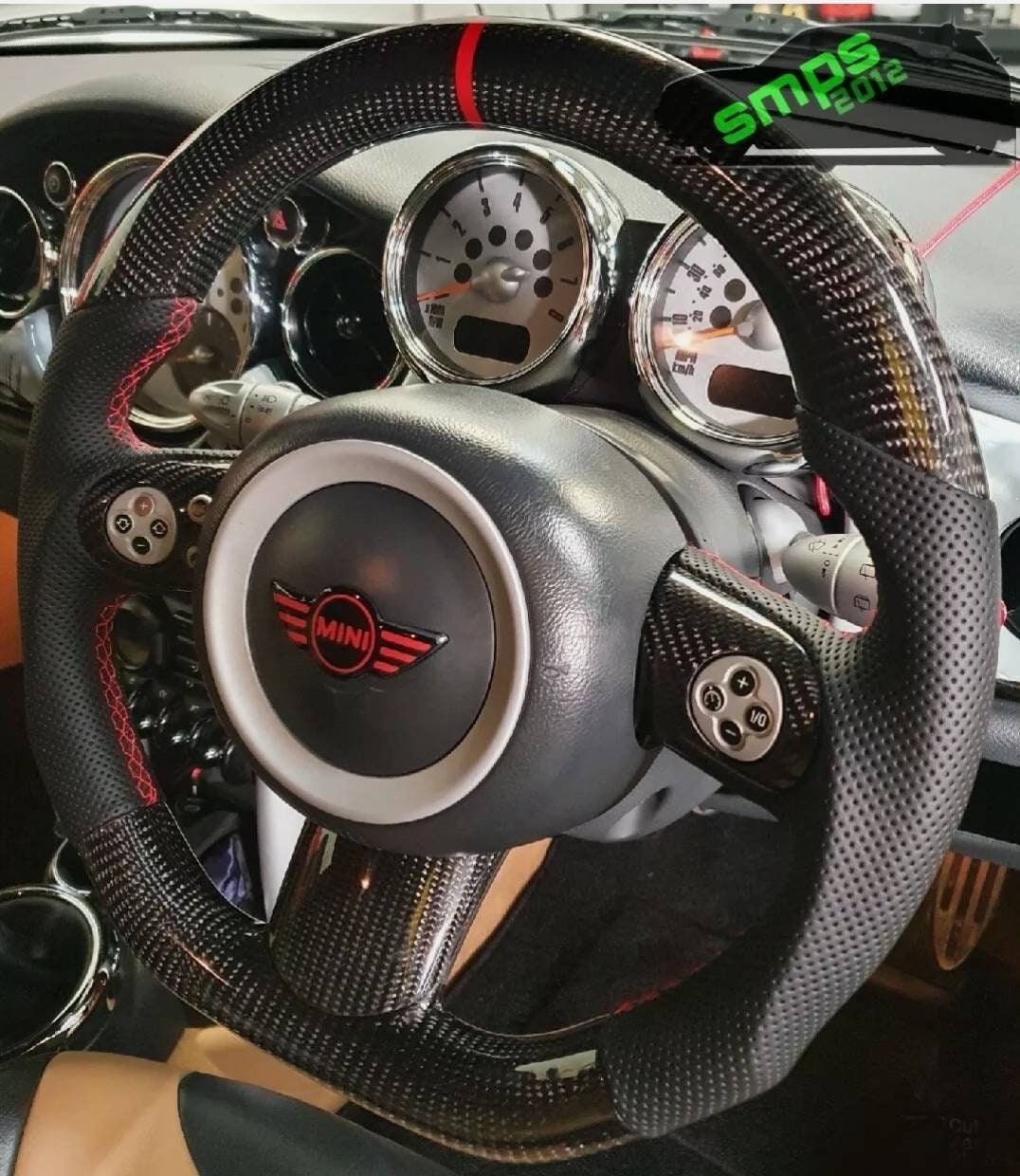 Buy MINI R53 Gen 1 GEL Steering Wheel Badge Logo Online in India 