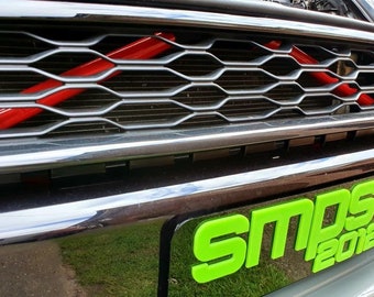 Grille Strut Crash Bar Vinyl Wrap Kit – For MINI F55 F56 F57 Models, Custom Colour Options