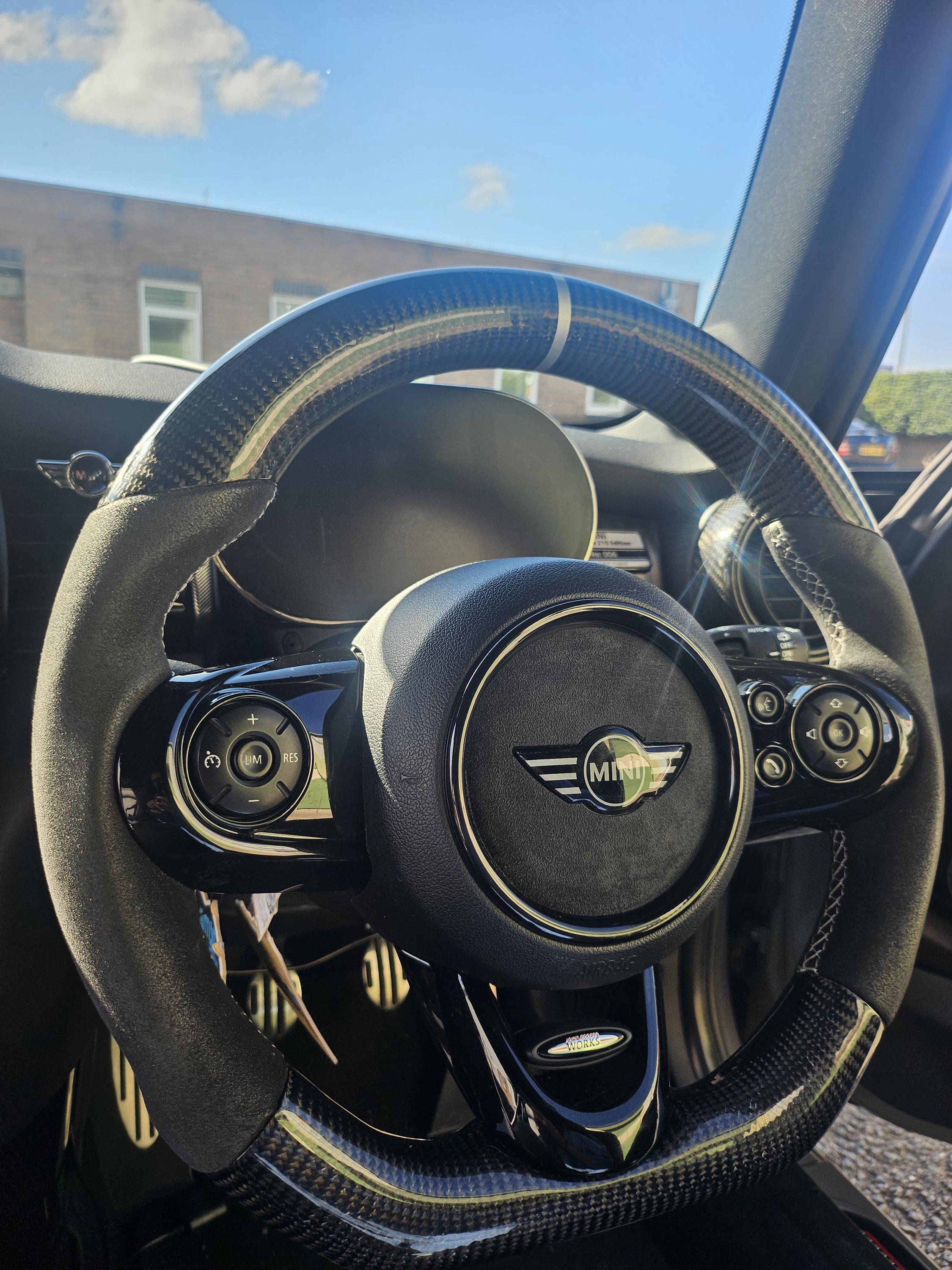 Couvercle Central De Volant Noir Brillant Pour Mini Countryman F60 - Neuf, Marque Smps2012, Fabriqué Au Royaume-Uni