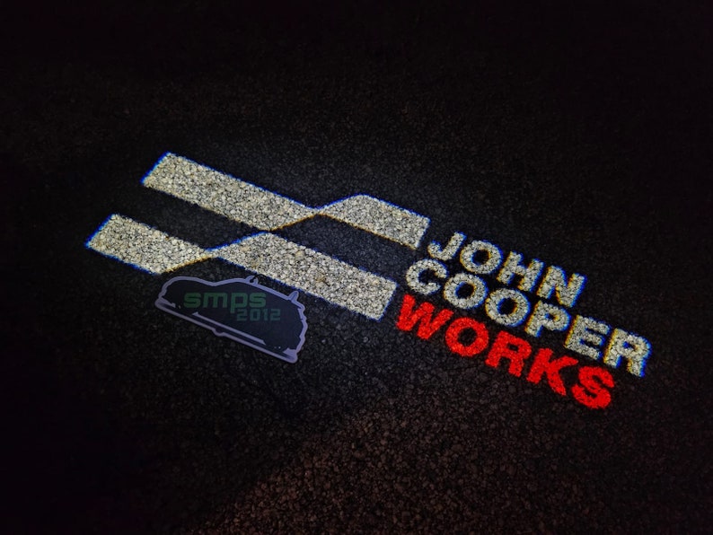 Mini JOHN COOPER WORKS Door Projector Puddle Lights - Etsy UK