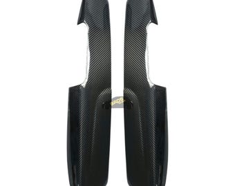 Genuine Carbon Fibre Armrest Door Cover Set (2) | Abarth Fiat 500 595 695 Interior Upgrade