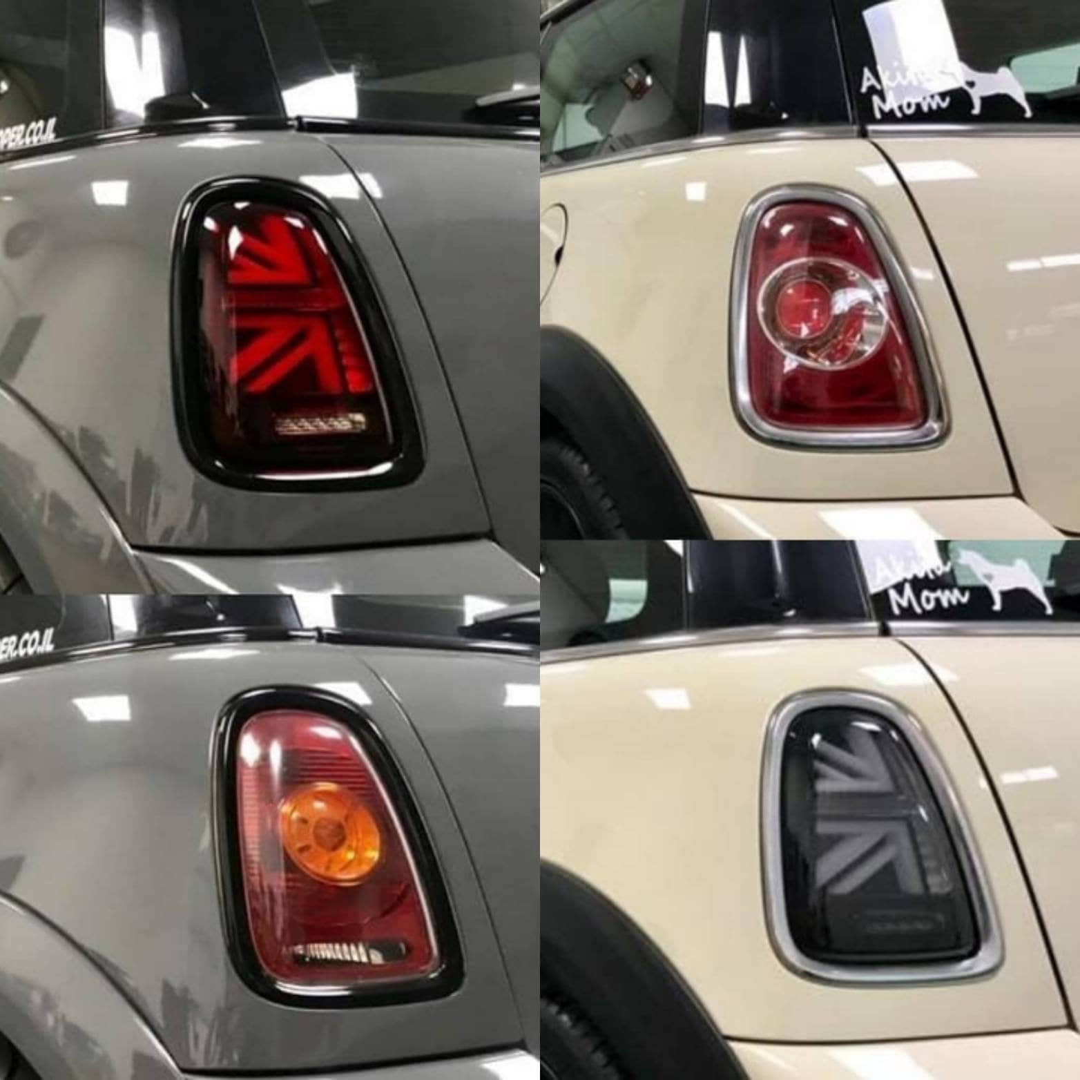 Kaufe 2 stücke Für Mini Cooper R50 R52 R53 Rück Seite Flügel Spiegel  Aufkleber Abdeckung Kappen Union Jack Auto Styling