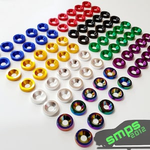 Fits MINI F54 F55 F56 F57 F60 Engine Bay Dress Up Bolt Kit, 38 Piece Engine Bay Styling Upgrade for One Cooper S SD JCW