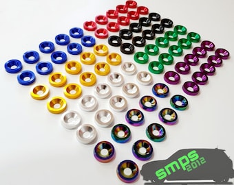 Fits MINI F54 F55 F56 F57 F60 Engine Bay Dress Up Bolt Kit, 38 Piece Engine Bay Styling Upgrade for One Cooper S SD JCW