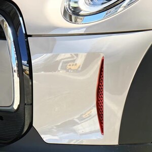 Mini F55 F56 F57 Cooper S Matte Black Grille Side Fender Stone Guards ...