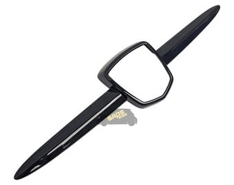 fits Fiat 500 Abarth 595 695 Gloss Black Front Grille Whisker Cover Exterior Styling
