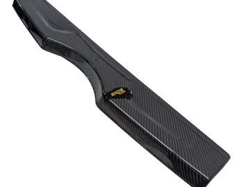 Fits Abarth 500 595 695 Real Dry Carbon Fibre Rear Parcel Shelf Cover Gloss Interior Trim 2016-2024