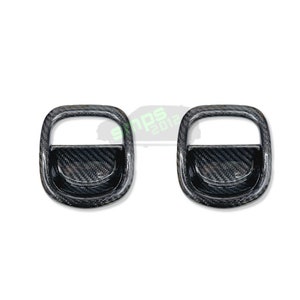 Genuine Real Carbon Fibre Seat Back Handle Covers – For MINI F56, F57 Models, aftermarket interior accessory