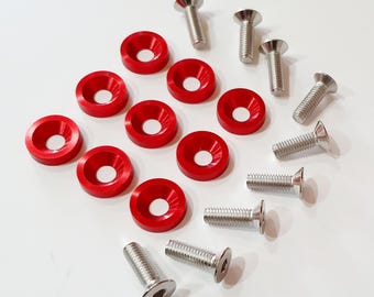 Fits Mini One / Cooper / S / SD / JCW Engine Bay Styling 18pc Dress up kit R55, R56, R57, R58, R59, R60, R61
