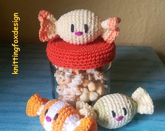 FREAKY CANDIES Crochet Pattern / Crochet Pattern Candies / Amigurumi Pattern Candy / Crochet Pattern Amigurumi Bonbons / Crochet Candy