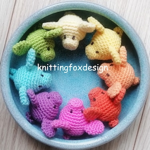 FREAKY PIGGIES Crochet Pattern / Crochet Pattern Piggies / Amigurumi Pattern Piglet / Crochet Pattern Amigurumi Piglet / Crochet Piglet