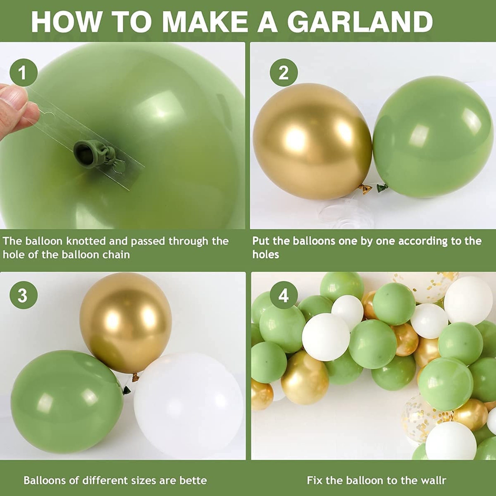 152pcs Sage Green Balloons Garland Kit Balloon Arch With Etsy