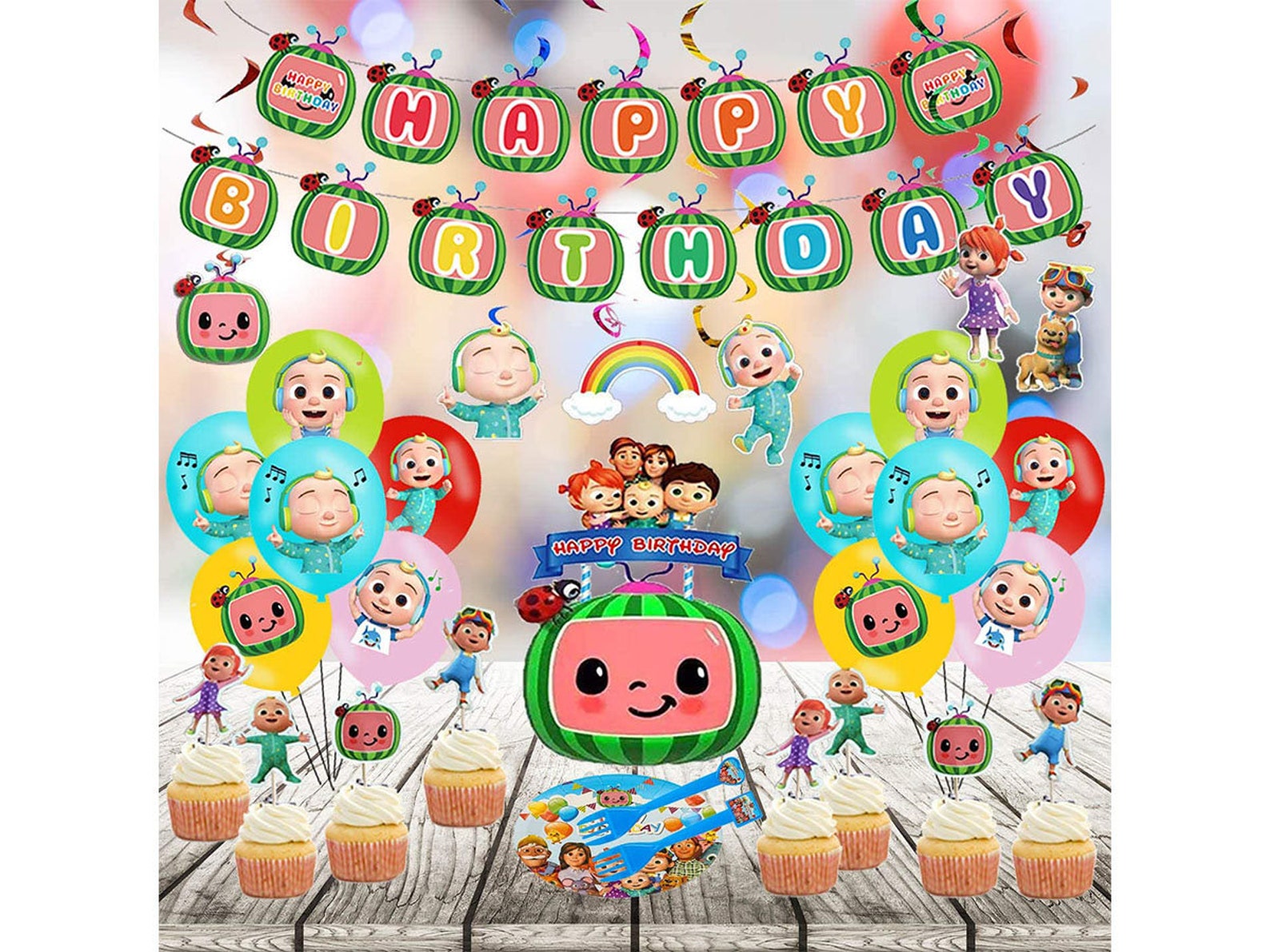 178pcs Birthday Party Supplies for Kids Etsy