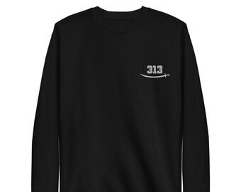 313 With Zulfiqar - Embroidered Fleece Sweater Pullover For MEN/WOMEN